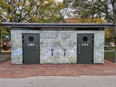 Tetragon 200 Family room toilet, Viskängen Helsingborg Sweden, Project 31725