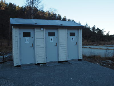 Solar-powered toilet House TA 031, Preikestolen Norway
