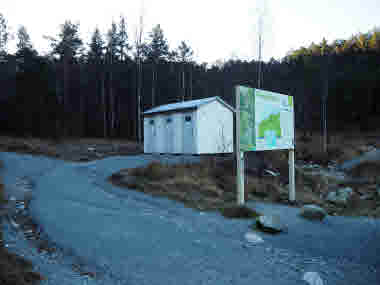 Solar-powered toilet House TA 031, Preikestolen Norway