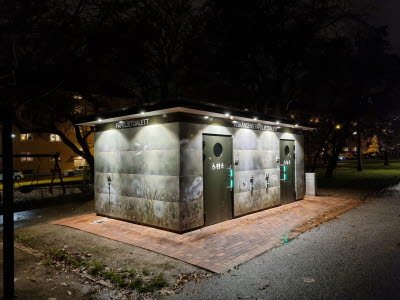 Tetragon 200 Family room toilet, Viskängen Helsingborg Sweden, Project 31725